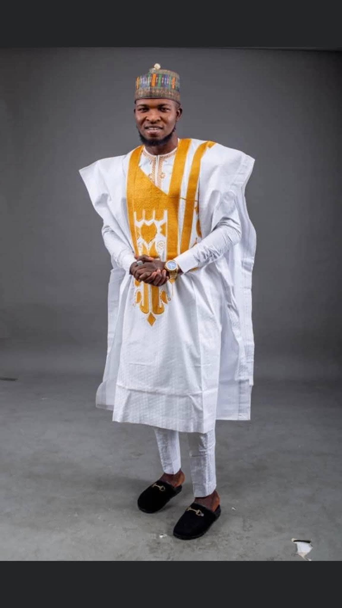 Ivory agbada from the SIDMAB clothing portfolio